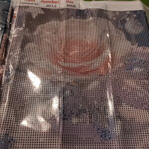 Pink Rose Diamond Art Kit 30x30